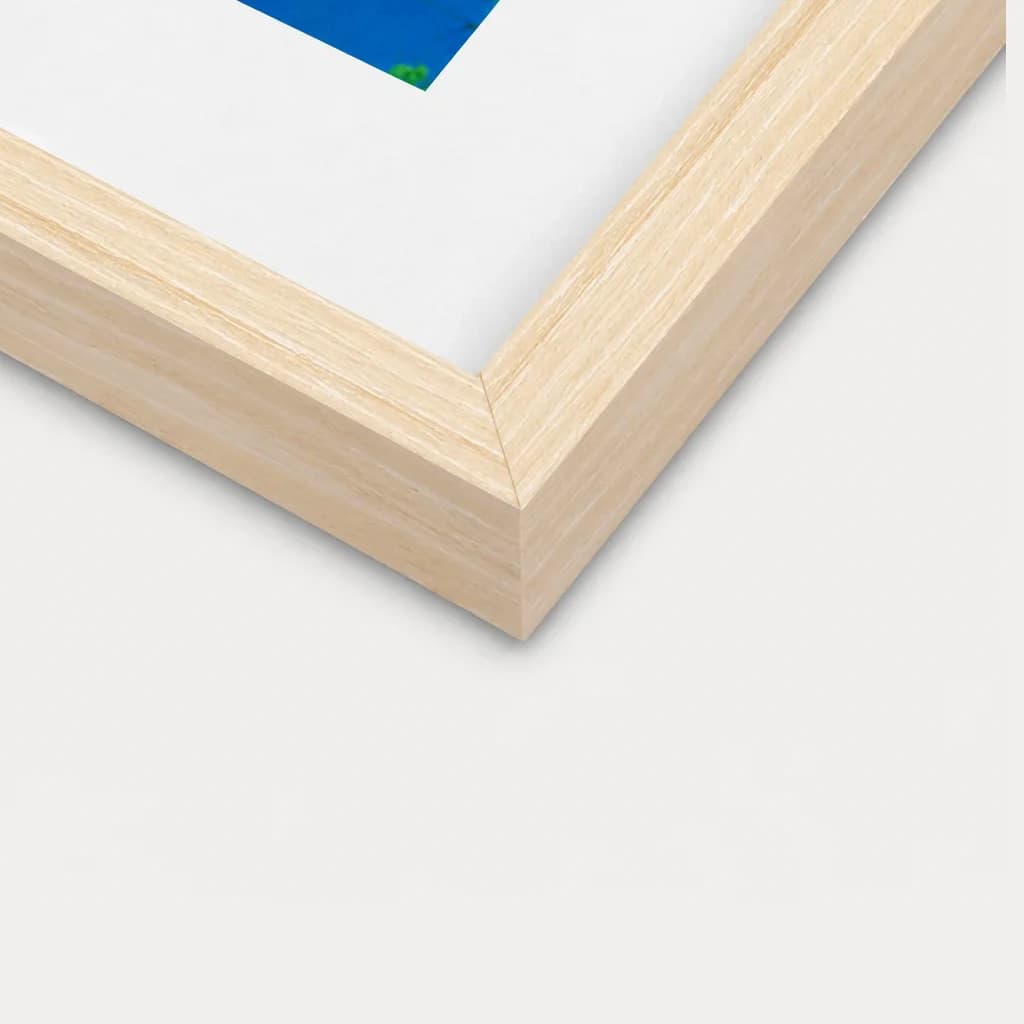 Natural Wood solid-wood frame corner